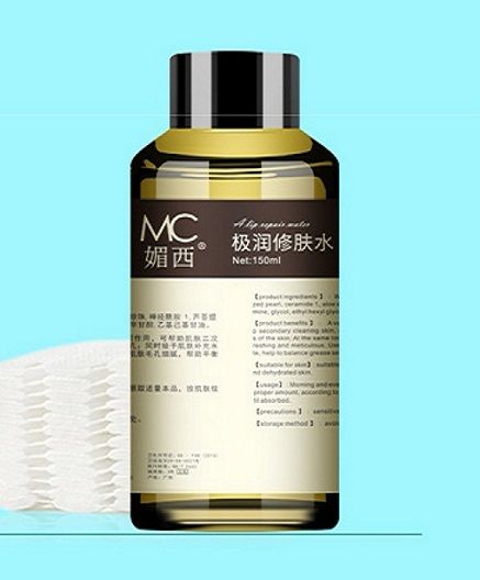 Moisturizing toner with ceramides and hydrolyzed pearls Meixi.(10131)